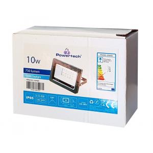 POWERTECH LED Προβολέας PRWOS-10W65 10W, Daylight 6500K, IP65, 750lm | Φωτισμός | elabstore.gr