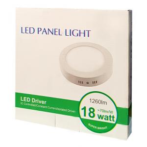 POWERTECH LED Panel SMRP-22518W65, 18W, daylight 6500K, 1440lm | Φωτισμός | elabstore.gr