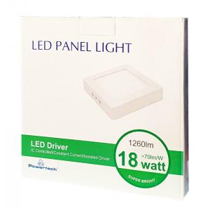 POWERTECH LED Panel SMSP-225x3518W35, 18W, daylight 6500K, 1440lm | Φωτισμός | elabstore.gr