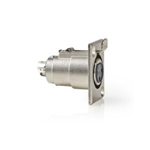 NEDIS CAVC15911ME XLR Chassis Mount XLR 3-pin Female 25 pieces Metal | ΚΑΛΩΔΙΑ / ADAPTORS | elabstore.gr