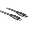 DELOCK Καλώδιο USB Type-C σε Lightning 85298, copper, 480Mbps, 2m, γκρι | Αξεσουάρ κινητών | elabstore.gr