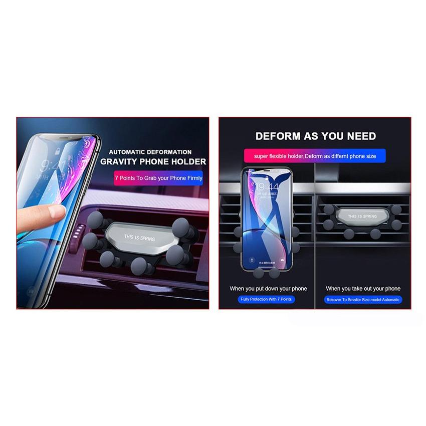 Βάση αεραγωγού αυτοκινήτου για smartphone ACC-242, μαύρη | eLabstore.gr Βάση αεραγωγού αυτοκινήτου για smartphone ACC-242, μαύρη | Αξεσουάρ κινητών | elabstore.gr