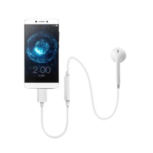 POWERTECH Καλώδιο USB Type-C (M) σε 3.5mm Jack (F), CM119B, λευκό | Αξεσουάρ κινητών | elabstore.gr