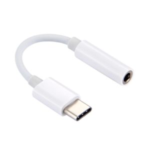 POWERTECH Καλώδιο USB Type-C (M) σε 3.5mm Jack (F), CM119B, λευκό | Αξεσουάρ κινητών | elabstore.gr