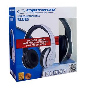 ESPERANZA Headphones Blues EH136W, 3.5mm, 105dB, 5m, λευκά | eLabstore.gr ESPERANZA Headphones Blues EH136W, 3.5mm, 105dB, 5m, λευκά | Αξεσουάρ κινητών | elabstore.gr