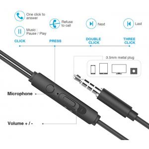 UIISII Earphones Metal HM9-WH, 3.5mm, 10mm, 102dB, 1.2m, λευκά | Αξεσουάρ κινητών | elabstore.gr