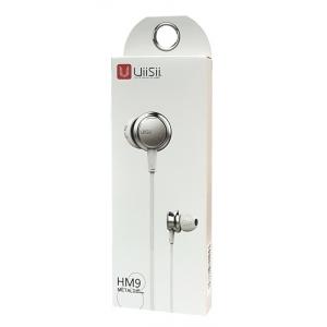 UIISII Earphones Metal HM9-WH, 3.5mm, 10mm, 102dB, 1.2m, λευκά | Αξεσουάρ κινητών | elabstore.gr