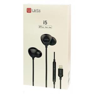 UIISII Earphones I5-BK, lighting, 8mm, 106dB, 1.2m, μαύρα | eLabstore.gr UIISII Earphones I5-BK, lighting, 8mm, 106dB, 1.2m, μαύρα | Αξεσουάρ κινητών | elabstore.gr