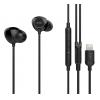 UIISII Earphones I5-BK, lighting, 8mm, 106dB, 1.2m, μαύρα | Αξεσουάρ κινητών | elabstore.gr