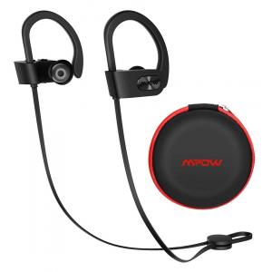 MPOW bluetooth earphones Flame 088A, IPX7, μικρόφωνο, μαύρο | Αξεσουάρ κινητών | elabstore.gr