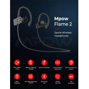 MPOW bluetooth earphones Flame2 313AB, IPX7, μικρόφωνο, μαύρο | eLabstore.gr MPOW bluetooth earphones Flame2 313AB, IPX7, μικρόφωνο, μαύρο | Αξεσουάρ κινητών | elabstore.gr