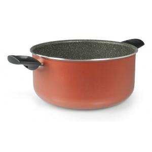 FLONAL Κατσαρόλα αντικολλητική Pepita Granit PGFC22450, 24cm | Οικιακές & Προσωπικές Συσκευές | elabstore.gr