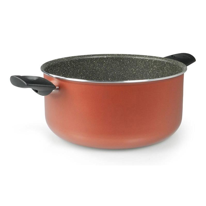 FLONAL Κατσαρόλα αντικολλητική Pepita Granit 24cm με λαβή βακελίτη | eLabstore.gr FLONAL Κατσαρόλα αντικολλητική Pepita Granit PGFC22450, 24cm | Οικιακές & Προσωπικές Συσκευές | elabstore.gr
