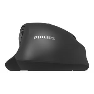 PHILIPS ενσύρματο ποντίκι SPK7444, 3200DPI, USB, 6 πλήκτρα, μαύρο | Συνοδευτικά PC | elabstore.gr