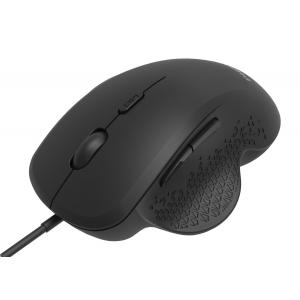 PHILIPS ενσύρματο ποντίκι SPK7444, 3200DPI, USB, 6 πλήκτρα, μαύρο | Συνοδευτικά PC | elabstore.gr