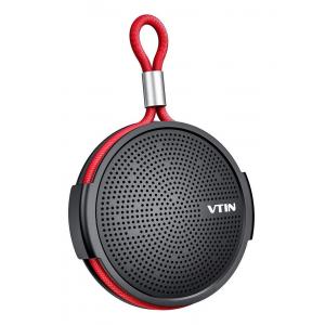 VTIN φορητό ηχείο VNBH221AB, BT, IPX5, 4W RMS, 1000mAh, μαύρο-κόκκινο | Εικόνα & Ήχος | elabstore.gr