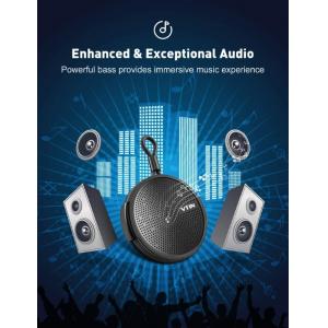 VTIN φορητό ηχείο VNBH221AC, bluetooth, IPX5, 4W RMS, 1000mAh, μαύρο | Εικόνα & Ήχος | elabstore.gr