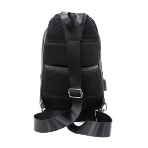 ARCTIC HUNTER Τσάντα Crossbody XB00089-BKRMB, USB, αδιάβροχη, μαύρη | Οικιακές & Προσωπικές Συσκευές | elabstore.gr