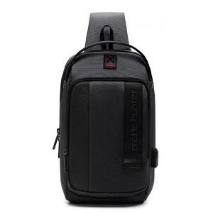 ARCTIC HUNTER Τσάντα Crossbody XB00100-BK, USB, αδιάβροχη, μαύρο | Οικιακές & Προσωπικές Συσκευές | elabstore.gr