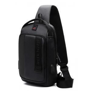 ARCTIC HUNTER Τσάντα Crossbody XB00100-BK, USB, αδιάβροχη, μαύρο | Οικιακές & Προσωπικές Συσκευές | elabstore.gr