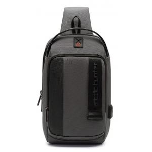 ARCTIC HUNTER Τσάντα Crossbody XB00100-GY, USB, αδιάβροχη, γκρι | eLabstore.gr ARCTIC HUNTER Τσάντα Crossbody XB00100-GY, USB, αδιάβροχη, γκρι | Οικιακές & Προσωπικές Συσκευές | elabstore.gr