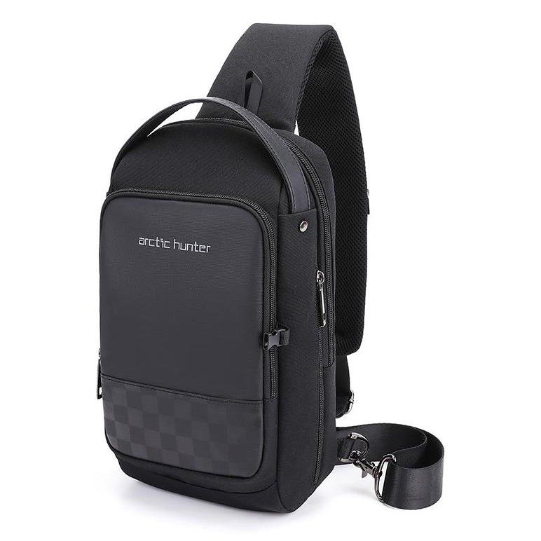 ARCTIC HUNTER Τσάντα Crossbody XB00105-BK, USB, αδιάβροχη, μαύρο | eLabstore.gr ARCTIC HUNTER Τσάντα Crossbody XB00105-BK, USB, αδιάβροχη, μαύρο | Οικιακές & Προσωπικές Συσκευές | elabstore.gr