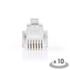 NEDIS TCGP90933TP Telecom Connector RJ12 male 10 pieces | ΚΑΛΩΔΙΑ / ADAPTORS | elabstore.gr
