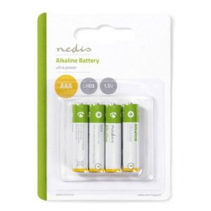 NEDIS BAAKLR034BL Alkaline Battery AAA 1.5 V 4 pieces Blister | ΜΠΑΤΑΡΙΕΣ / ENERGY | elabstore.gr