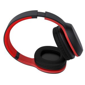 CELEBRAT Bluetooth headphones A18-BKRD, wireless & wired, μαύρο-κόκκινο | Αξεσουάρ κινητών | elabstore.gr