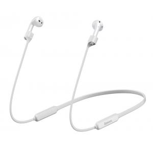BASEUS λουράκι σιλικόνης για AirPods ARAPPOD-02, λευκό | Αξεσουάρ κινητών | elabstore.gr
