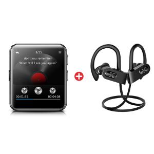 Bundle BNDL-0035 BENJIE MP3 Video Player BJ-A39 & MPOW earphones Flame2 | Εικόνα & Ήχος | elabstore.gr