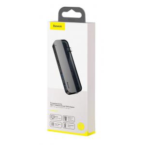 BASEUS USB Type-C HUB CAHUB-TD0G, 2x USB 3.0, Type-C, HDMI 4k | Συνοδευτικά PC | elabstore.gr