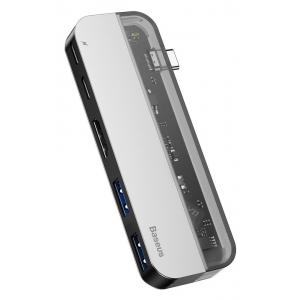 BASEUS USB Type-C HUB CAHUB-TD0G, 2x USB 3.0, Type-C, HDMI 4k | Συνοδευτικά PC | elabstore.gr