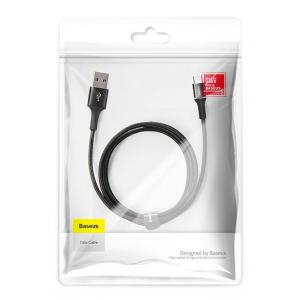 BASEUS καλώδιο USB σε Micro CAMGH-A01, LED, 3A, 0.5m, μαύρο | Αξεσουάρ κινητών | elabstore.gr