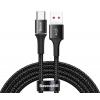 BASEUS καλώδιο USB σε Type-C CATGH-H01, LED, 5A 40W, 2m, μαύρο | Αξεσουάρ κινητών | elabstore.gr