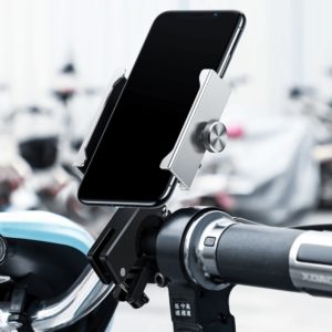 BASEUS βάση μηχανής για smartphone CRJBZ-0S Knight, μεταλλική, ασημί | Αξεσουάρ κινητών | elabstore.gr
