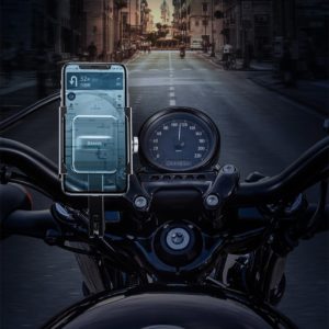 BASEUS βάση μηχανής για smartphone CRJBZ-0S Knight, μεταλλική, ασημί | eLabstore.gr
