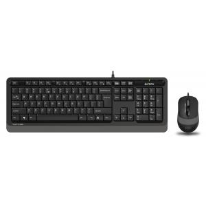 A4TECH σετ ποντίκι/πληκτρολόγιο F1010, ενσύρματο, μαύρο | Συνοδευτικά PC | elabstore.gr