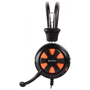 A4TECH Headset HS-28, 3.5mm, 40mm ακουστικά, πορτοκαλί | Συνοδευτικά PC | elabstore.gr