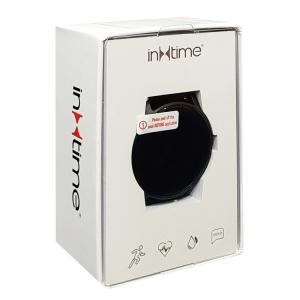 ΙΝΤΙΜΕ Smartwatch S08, 1.3" έγχρωμο, IP68, HR & Blood pressure, μαύρο | Mobile Συσκευές | elabstore.gr