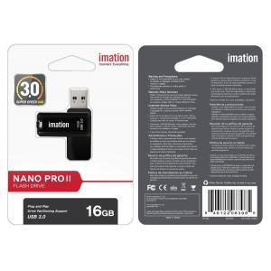 IMATION USB Flash Drive Nano Pro II KR03020005, 16GB, USB 3.0, μαύρο | eLabstore.gr IMATION USB Flash Drive Nano Pro II KR03020005, 16GB, USB 3.0, μαύρο | Συνοδευτικά PC | elabstore.gr