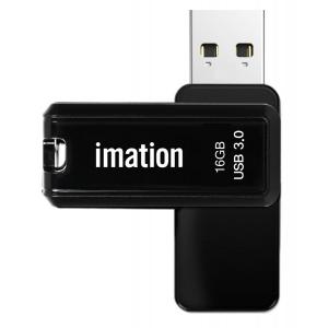 IMATION USB Flash Drive Nano Pro II KR03020005, 16GB, USB 3.0, μαύρο | Συνοδευτικά PC | elabstore.gr