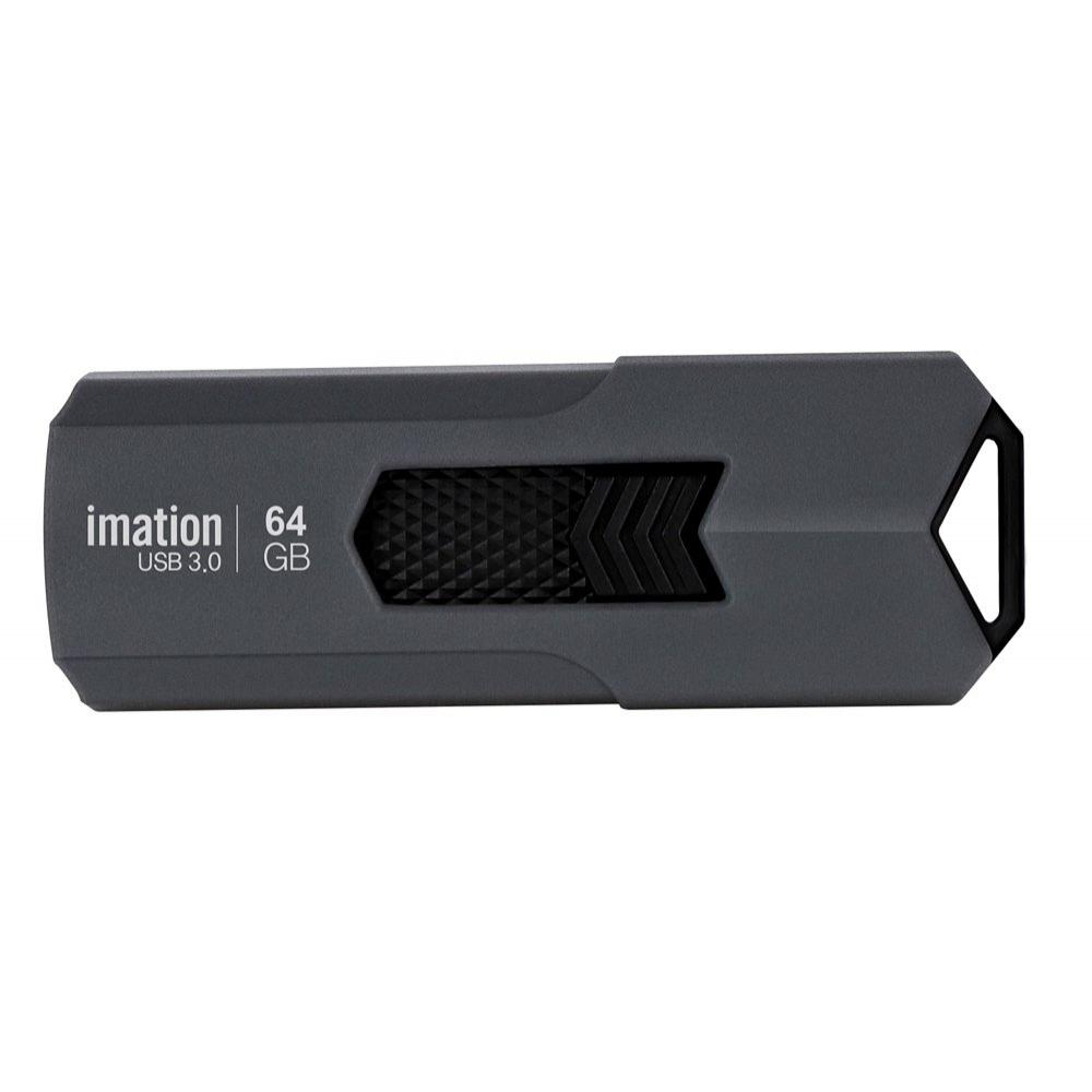 IMATION USB Flash Drive Iron KR03020023, 64GB, USB 3.0, γκρι | Συνοδευτικά PC | elabstore.gr