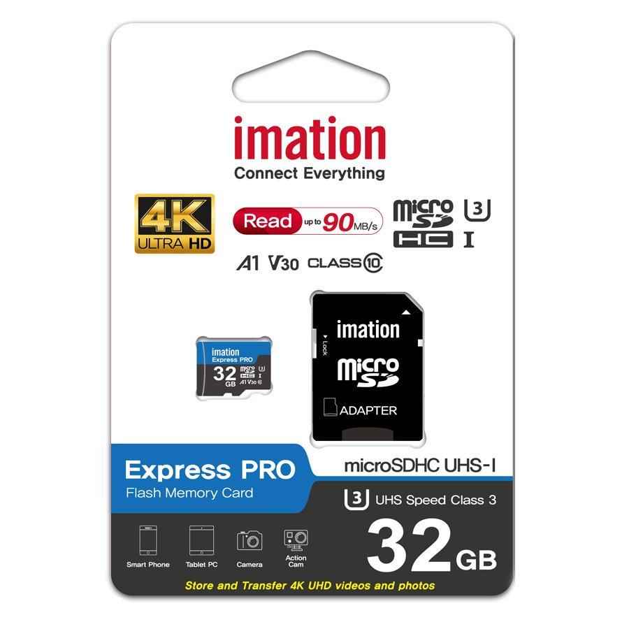 IMATION κάρτα μνήμης MicroSDHC UHS-3, 32GB, R90MB/s, Class 10 | eLabstore.gr IMATION κάρτα μνήμης MicroSDHC UHS-3, 32GB, Read 90MB/s, Class 10 | Συνοδευτικά PC | elabstore.gr