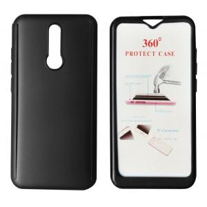 POWERTECH Θήκη Body 360° με Tempered Glass για Xiaomi Redmi 8, μαύρη | Αξεσουάρ κινητών | elabstore.gr