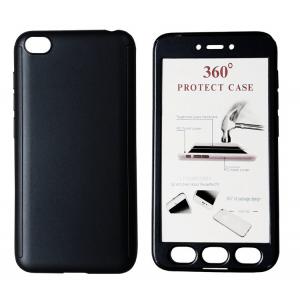 POWERTECH Θήκη Body 360° με Tempered Glass για Xiaomi Redmi Go, μαύρη | Αξεσουάρ κινητών | elabstore.gr