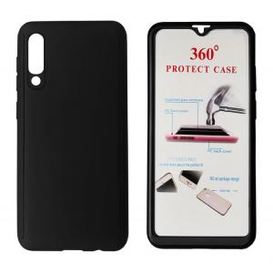 POWERTECH Θήκη Body 360° με Tempered Glass για Samsung A50, μαύρη | Αξεσουάρ κινητών | elabstore.gr