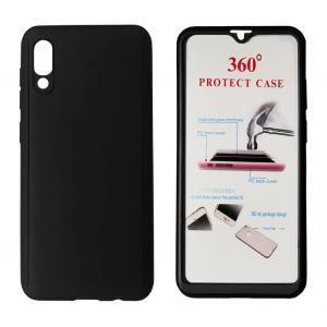 POWERTECH Θήκη Body 360° με Tempered Glass για Samsung A70, μαύρη | Αξεσουάρ κινητών | elabstore.gr