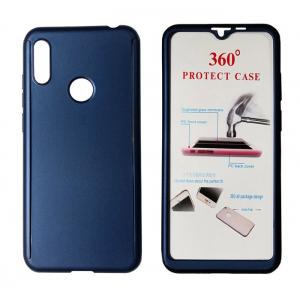 POWERTECH Θήκη Body 360° με Tempered Glass για Huawei Y6/Pro 2019, μπλε | Αξεσουάρ κινητών | elabstore.gr