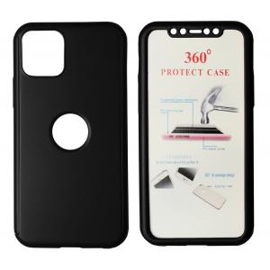POWERTECH Θήκη Body 360° με Tempered Glass για iPhone 11 Pro, μαύρη | Αξεσουάρ κινητών | elabstore.gr